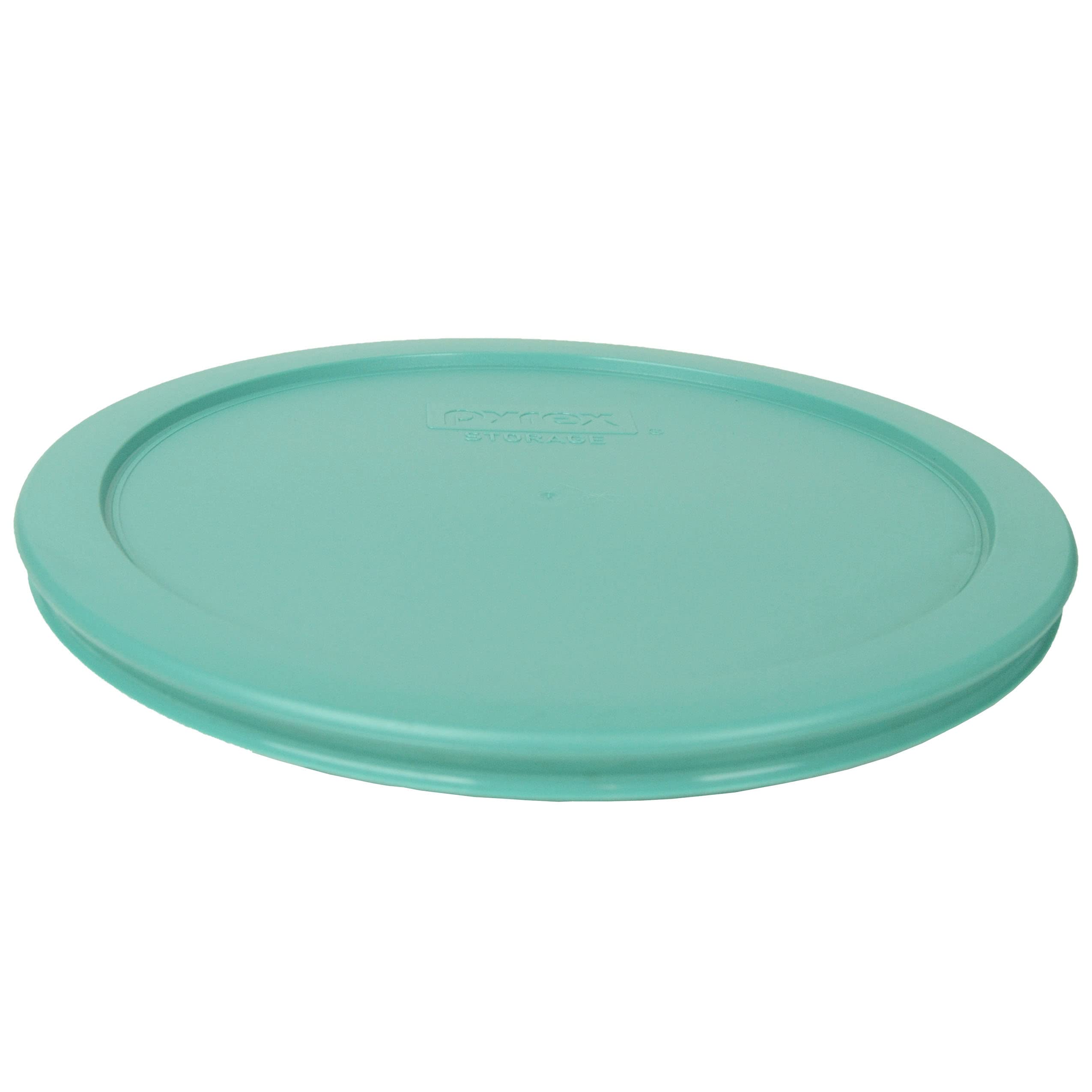 Pyrex (3) 7200-PC 2 tasses, (3) 7201-PC 4 tasses et (3) couvercles turquoise 7402-PC 6/7 tasses – Fabriqué aux États-Unis