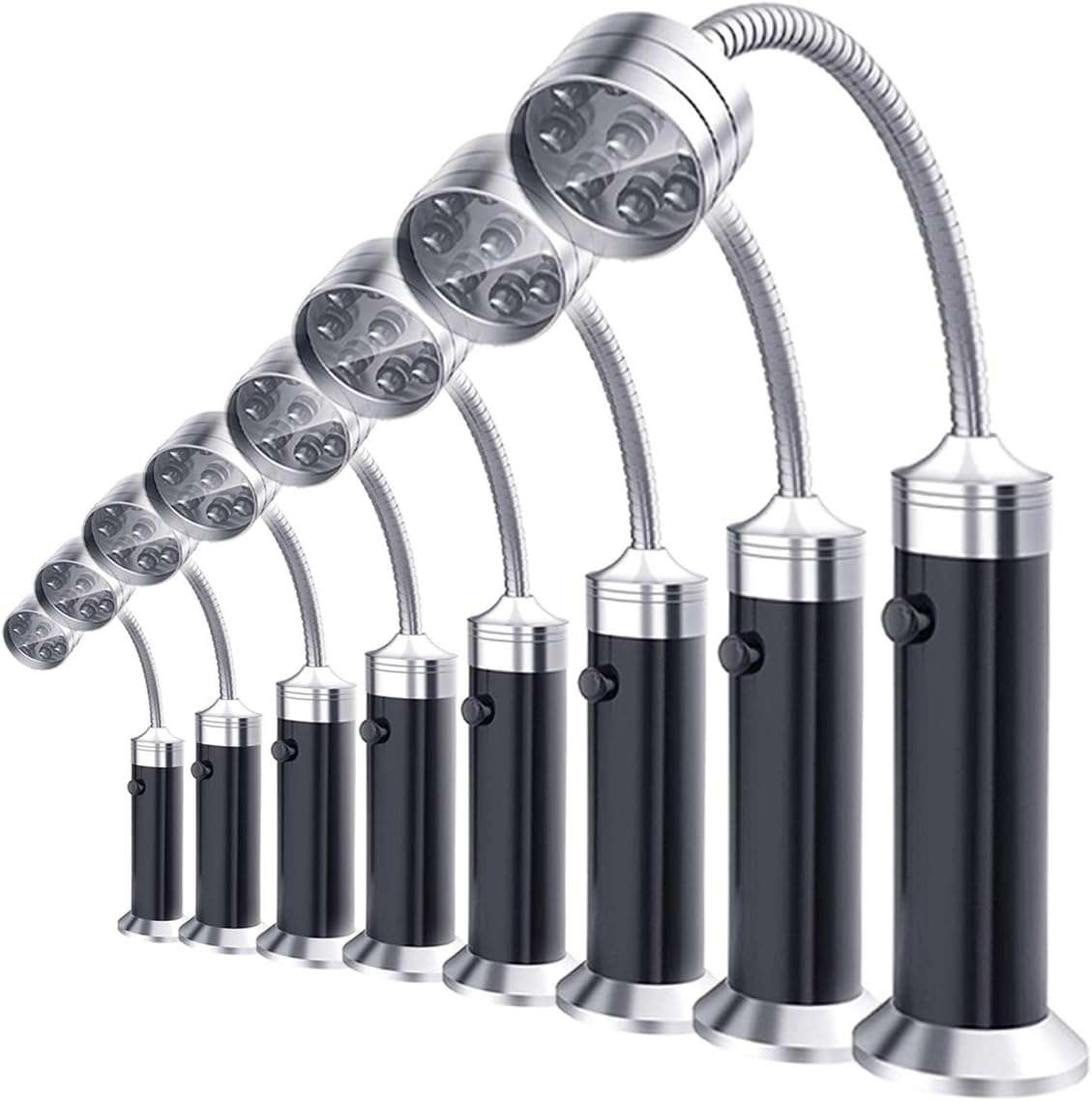 Pocketman Magnetic BBQ Light Barbecue 360 Degree Rotation Angle Flexible Gooseneck Outdoor Light Barbecue Grilling for Camping Emergency