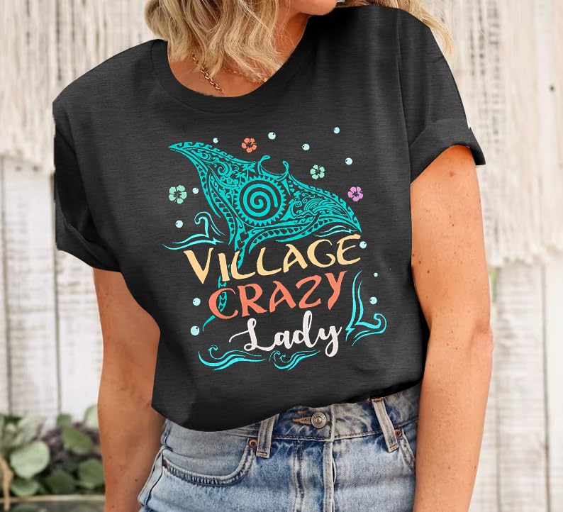 JINTING Magic Princess Tshirt Women Ocean Princess Shirts Village Crazy Shirt Summer Beach Vacation Tee4