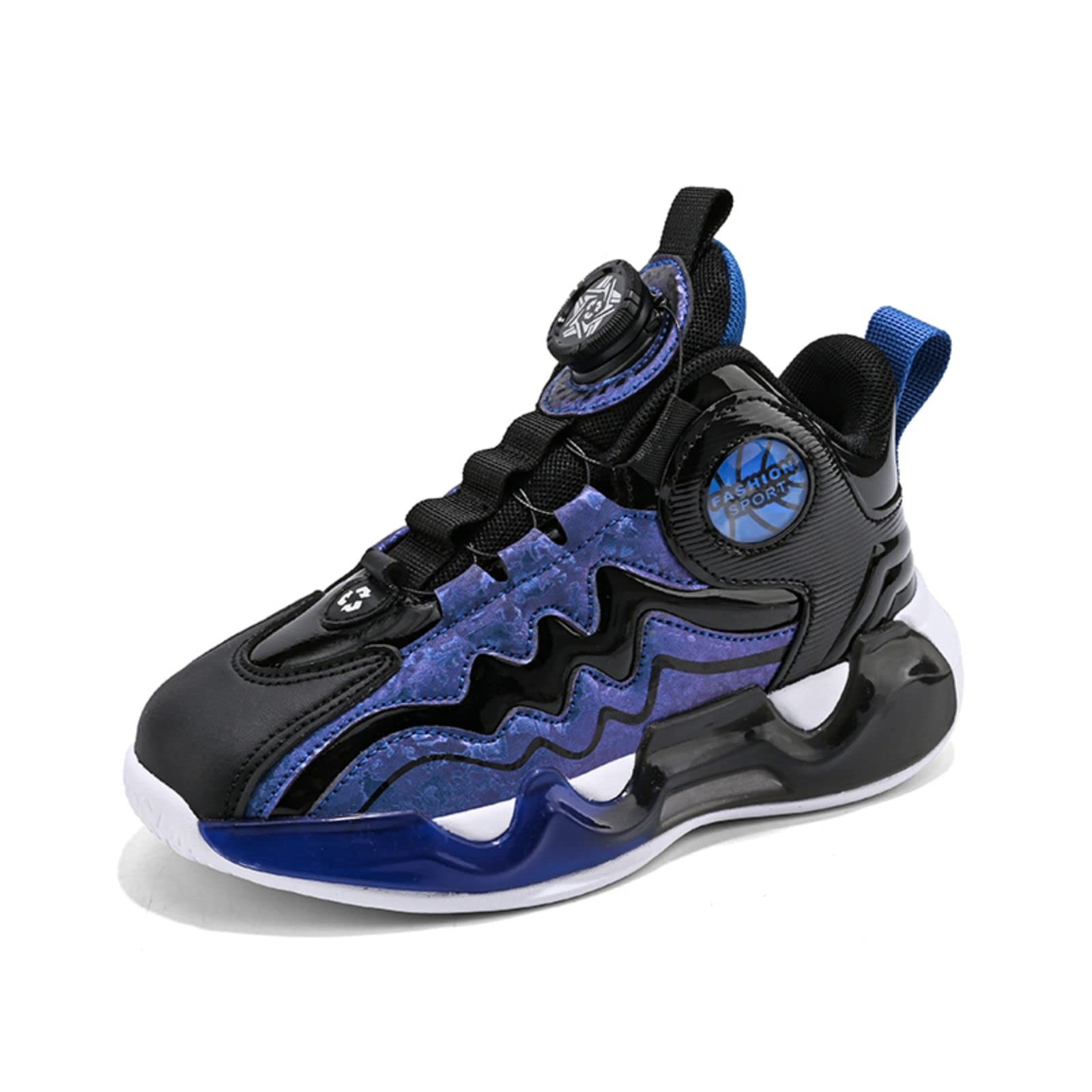 Neue Kinder Basketballschuhe Kinder Sportschuhe Twist Schnalle Turnschuhe Jungen und Mädchen Basketballschuhe