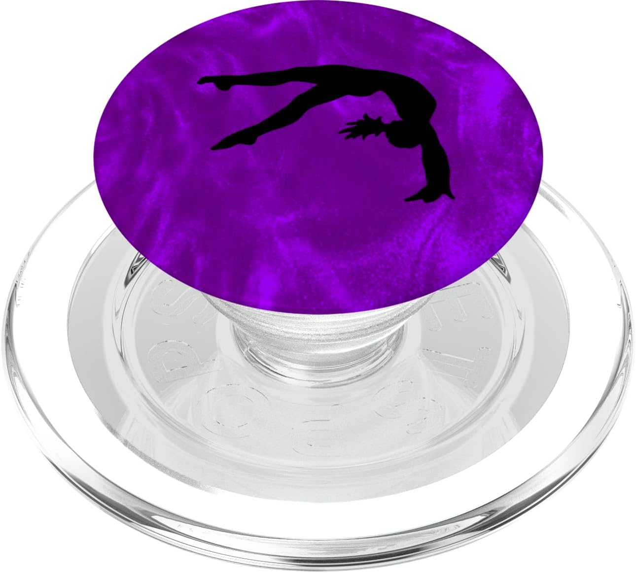 Gymnastics Purple Pink Blue Yellow Green Ombre PopSockets MagSafe PopGrip for iPhone