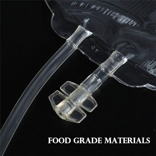 Miniatura 6 de Ozgkee Bolsas de sangre de Halloween de 11.8 fl oz para beber, bolsa de energía de sangre de plástico médico transparente para Halloween, bolsa