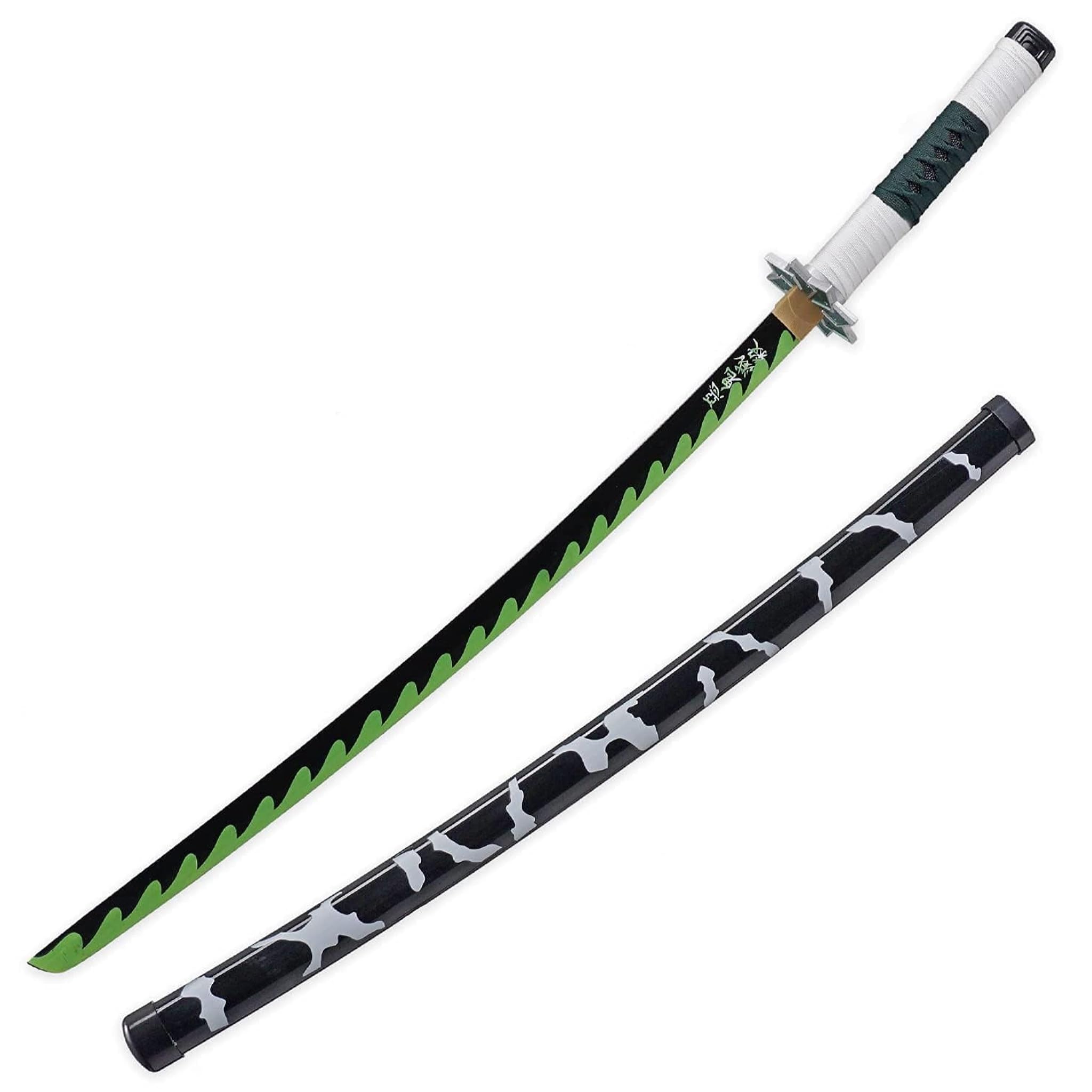 Cosplay Prop Replica Demon Slayer Shinazugawa Sanemi Wooden Sword