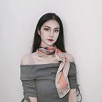 Vista 225 de FONYVE - Pañuelo de satén sedoso de tamaño mediano para mujer, cuadrado, 27.5 x 27.5 pulgadas