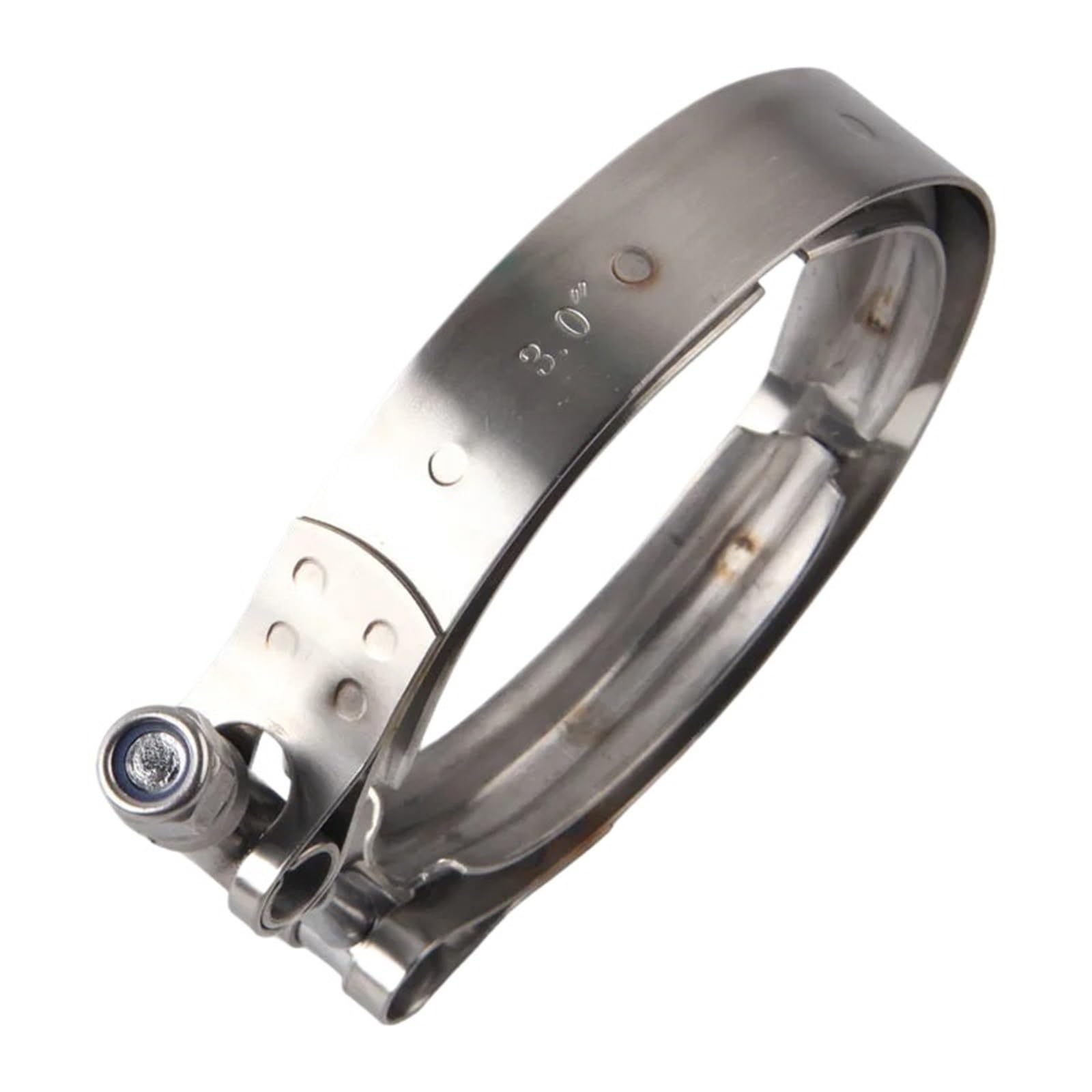 V Band Clamp Exhaust 304 Stainless Steel 2.5" 3" 3.5" Inch 63 76 89mm Standard V Band Clamp Only for Flange Turbo Exhaust Pipe Vband(88.9mm 3.5inch)