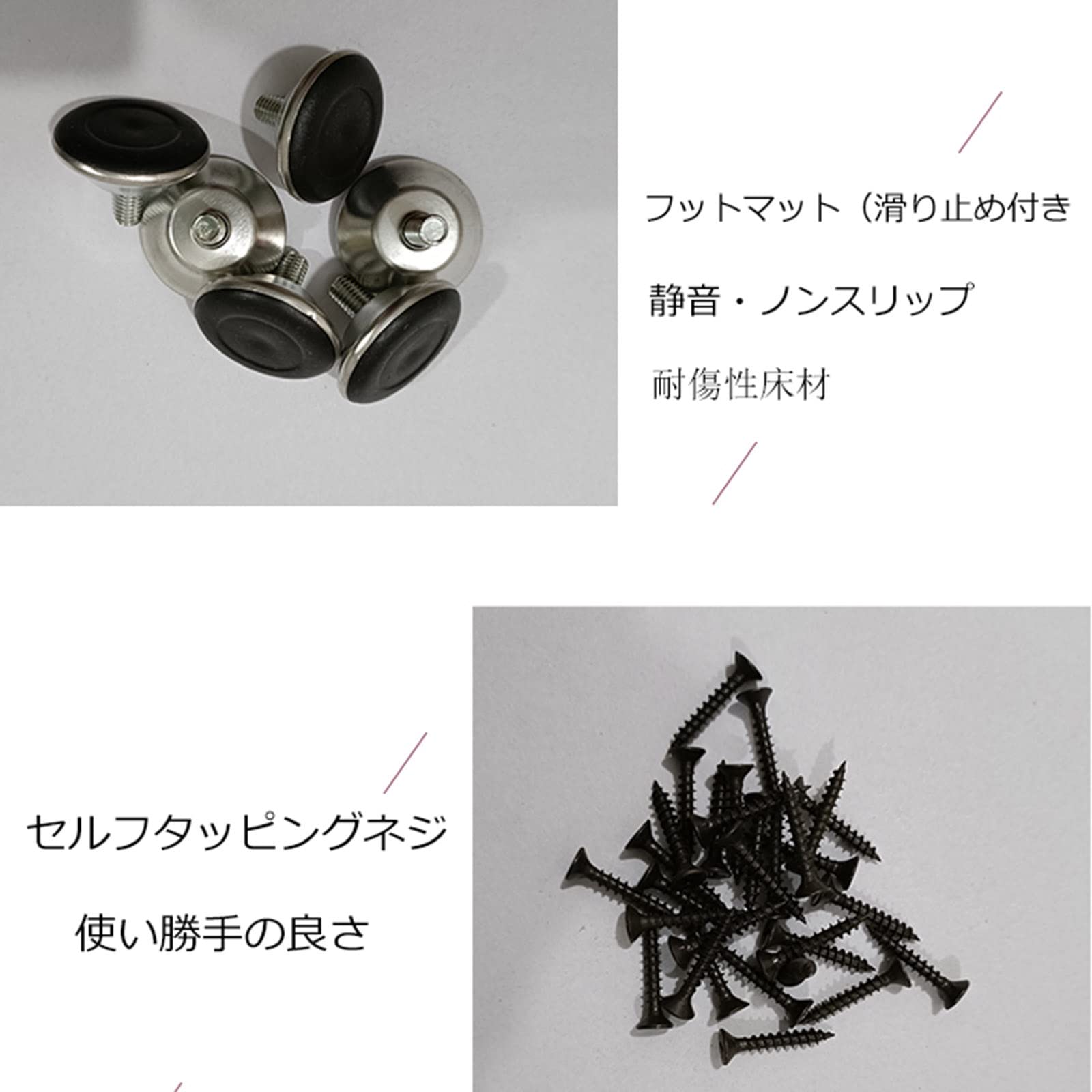 Amazon｜テーブル脚、DIY組合せフリーテーブル用脚、30*70cm, 30*100cm