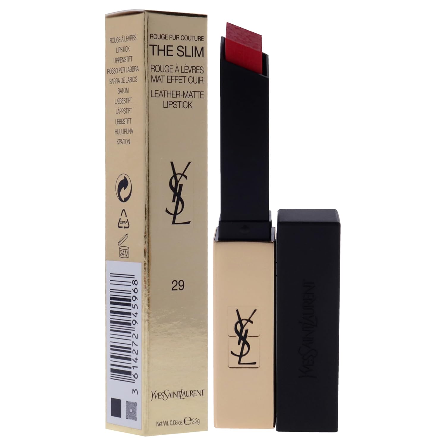 Rouge Pur Couture The Slim Matte Lipstick - 29 Coral Revolt by Yves Saint Laurent for Women - 0.08 oz Lipstick