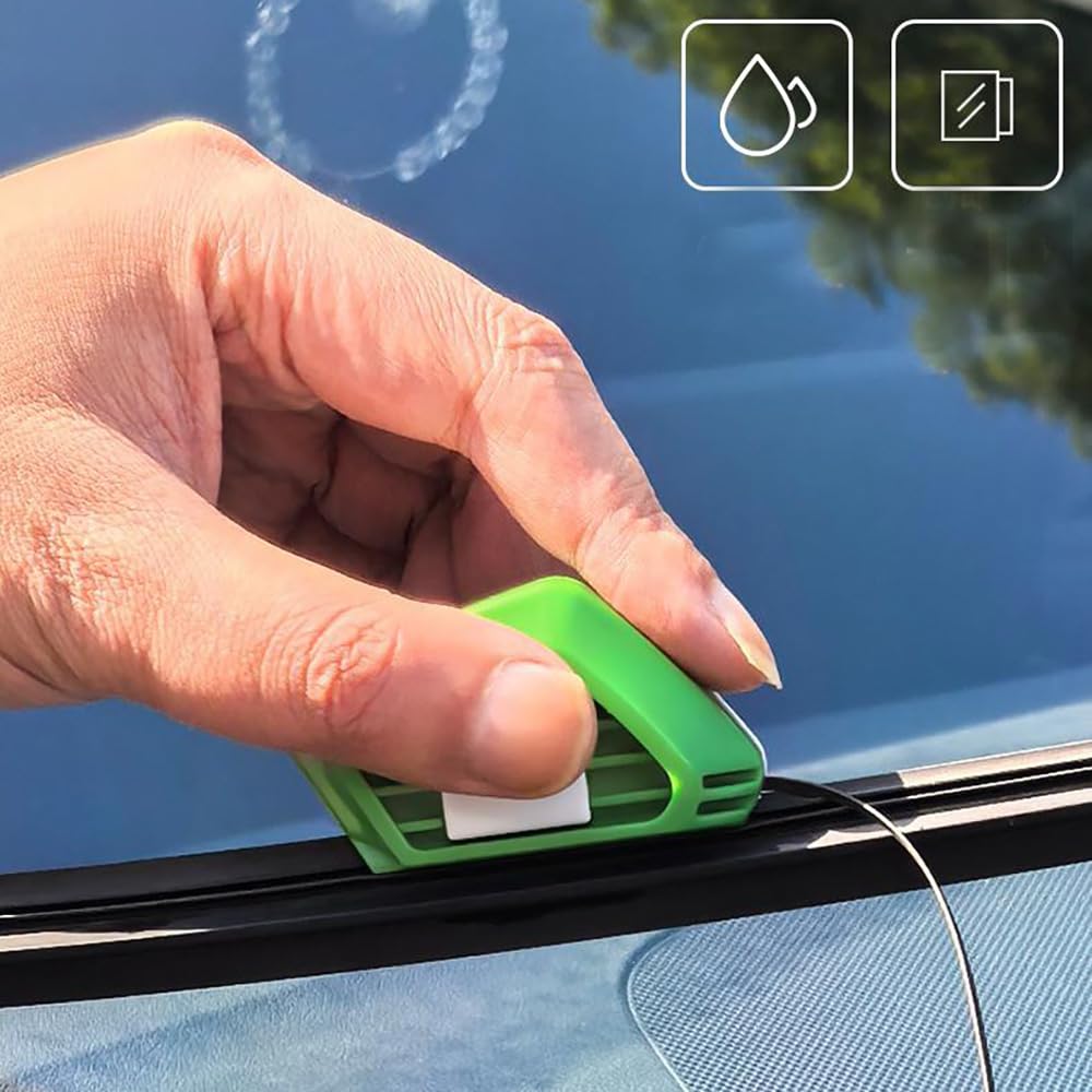 2 Pezzi Strumenti di Riparazione per Tergicristalli, Strumento di Riparazione per Spazzole Tergicristallo con Spugna, Taglierina per Tergicristalli per Auto