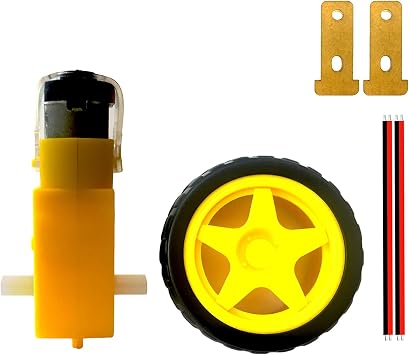 Plastic Tire Tyres Kit With TT DC Motor 3-6V Dual Shaft For Arduino UNO R3/LPC/AVR/ARM DIY Robot Smart Car