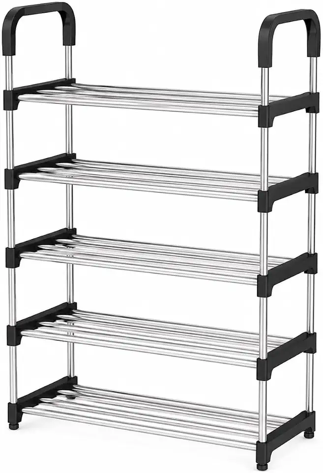 Sapateira Organizadora Vertical Multiuso para Sapatos, Tênis e Calçados (5 andares)