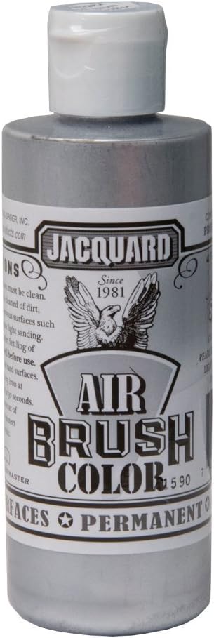 Jacquard Airbrush Colors, Metallic Silver
