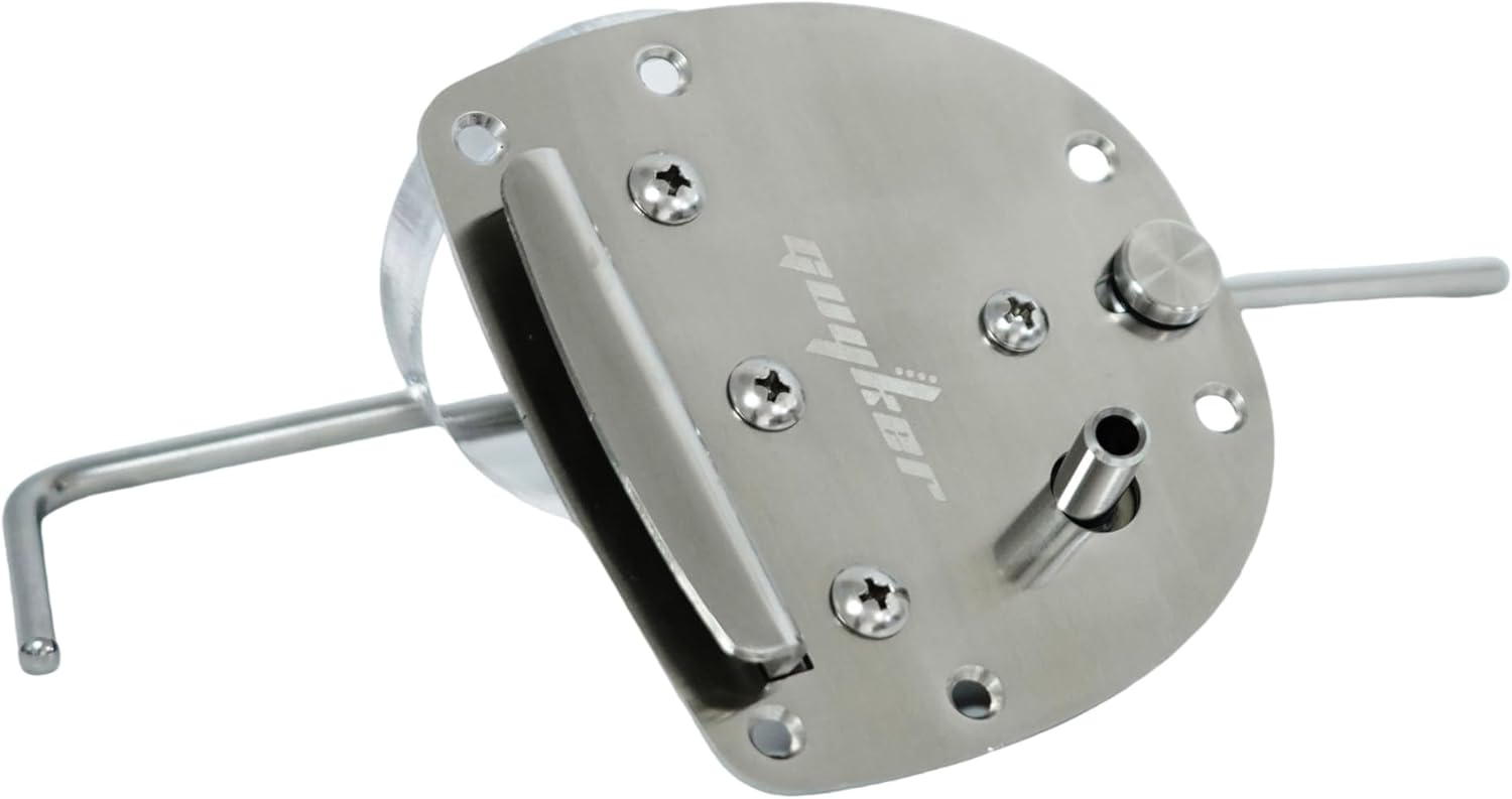 Guyker Guitar Tremolo Tailpiece Bridge Compatiable with JM JA Guitar Vibrato and Whammy Assembly Replacement for Jazz Electric Guitar, JM001