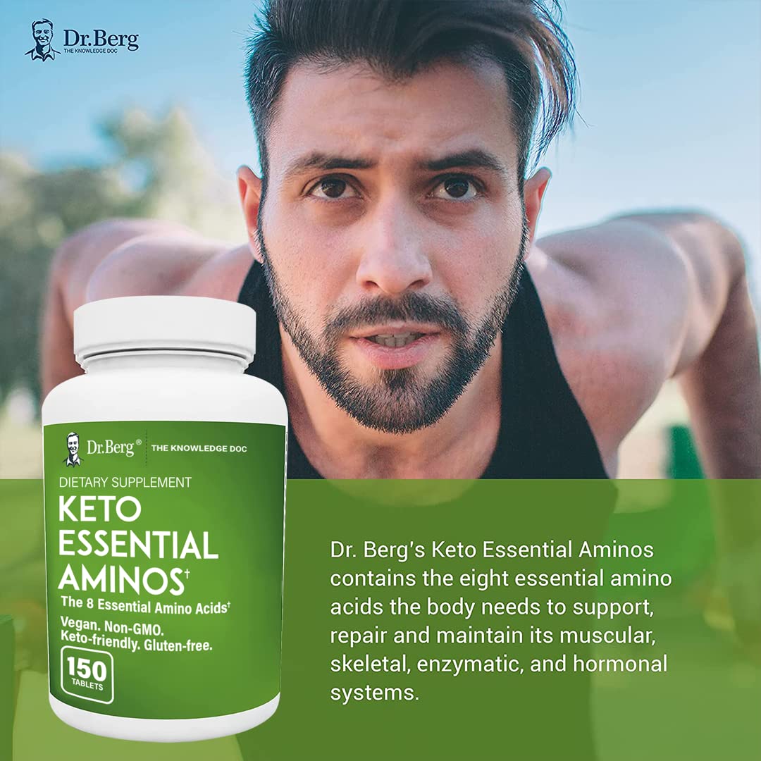 Dr. Berg's Keto Essential Aminos Contains 8 Essentials Amino Acids