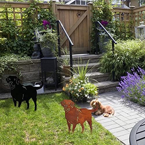 Décoration De Jardin Amusante En Métal, Bouledogue Français