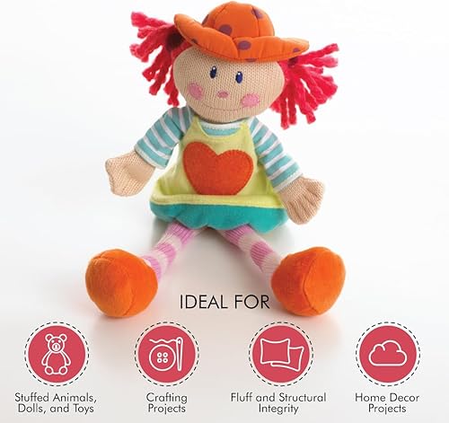 Miniatura 5 de Fairfield CCDF20 Crafter's Choice - Relleno de fibra de poliéster, 20 onzas, 1.25 libras (paquete de 1).