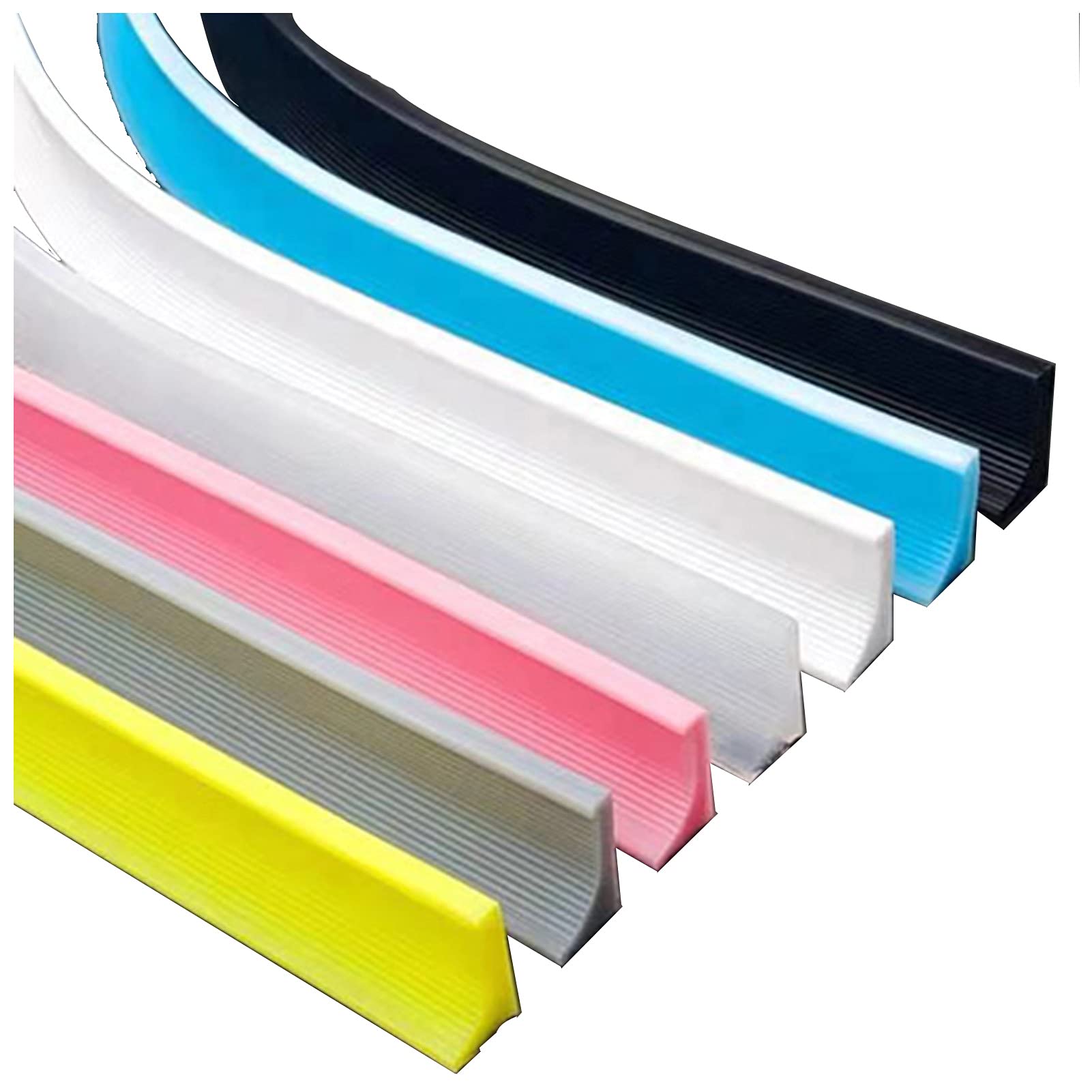 Tapón de Agua para baño Tira de Retención de Impermeable Autoadhesiva,Tira Impermeable autoadhesiva Ducha Presa de Puerta Plegable,Adecuado para Cocina y Baño,Transparente,300cm/118in