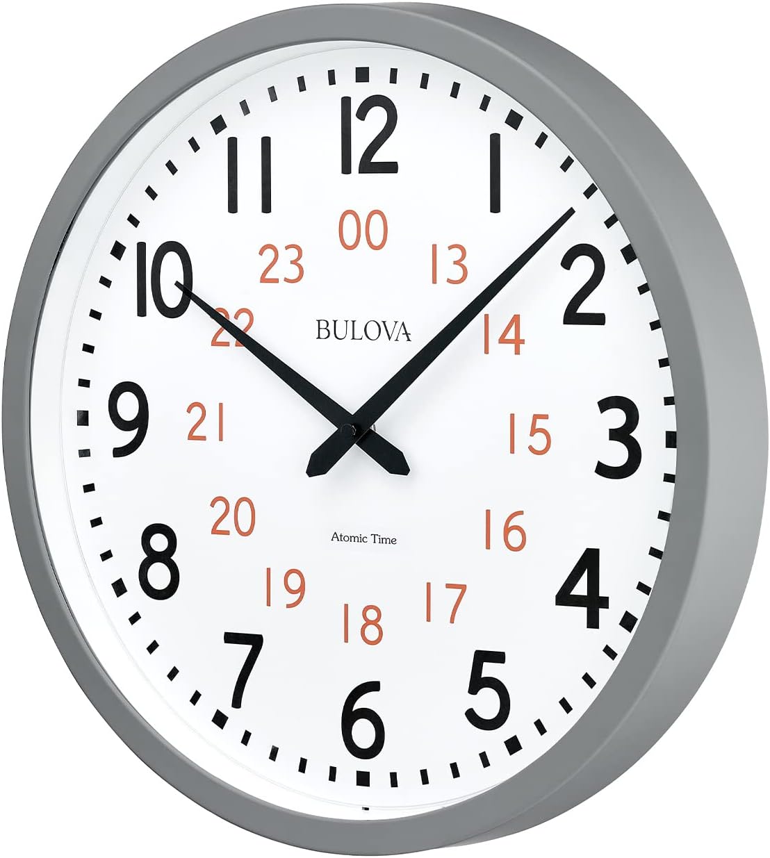 Bulova Atomic Analog Wall Clock Model C5003 side view