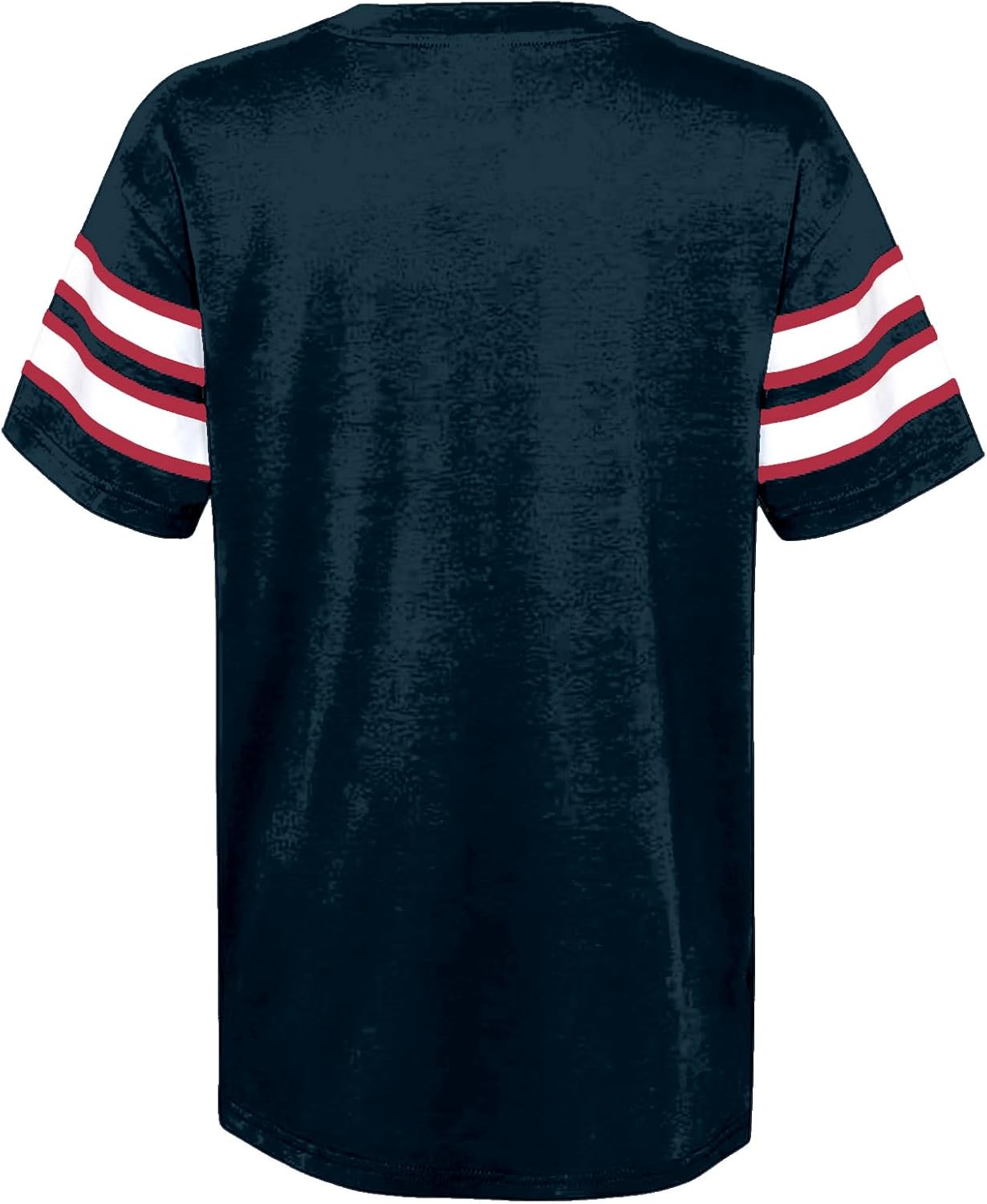 NFL Kids Youth 8-20 Team Official Stripe Wordmark Primary Logo Cotton Short Sleeve Fashion Football T-Shirt