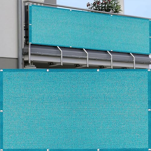 Cubierta de barandilla para balcón al aire libre contra el sol y miradas ajenas 2