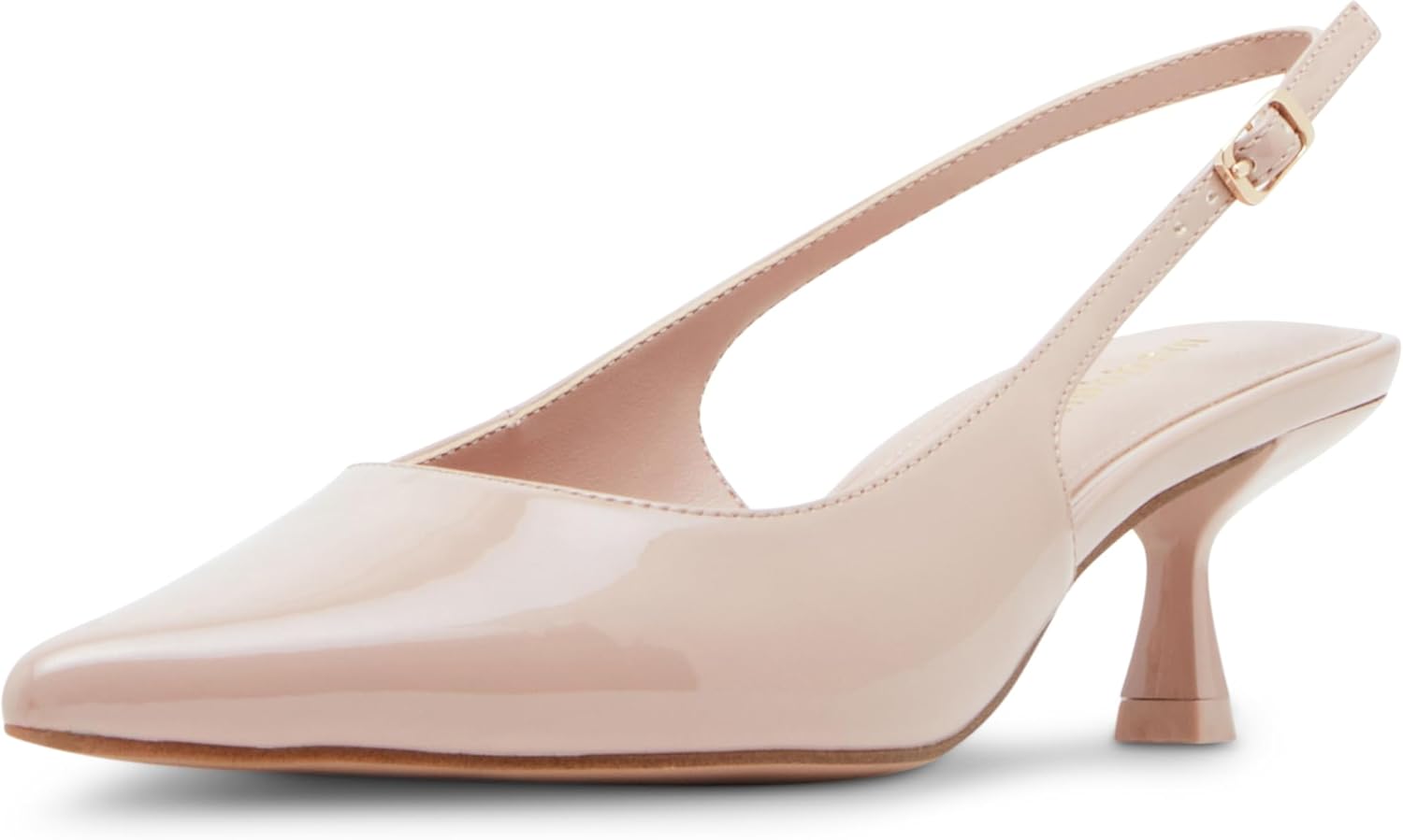 Madden Girl Women's Valeriee Sling-Back Kitten Heel