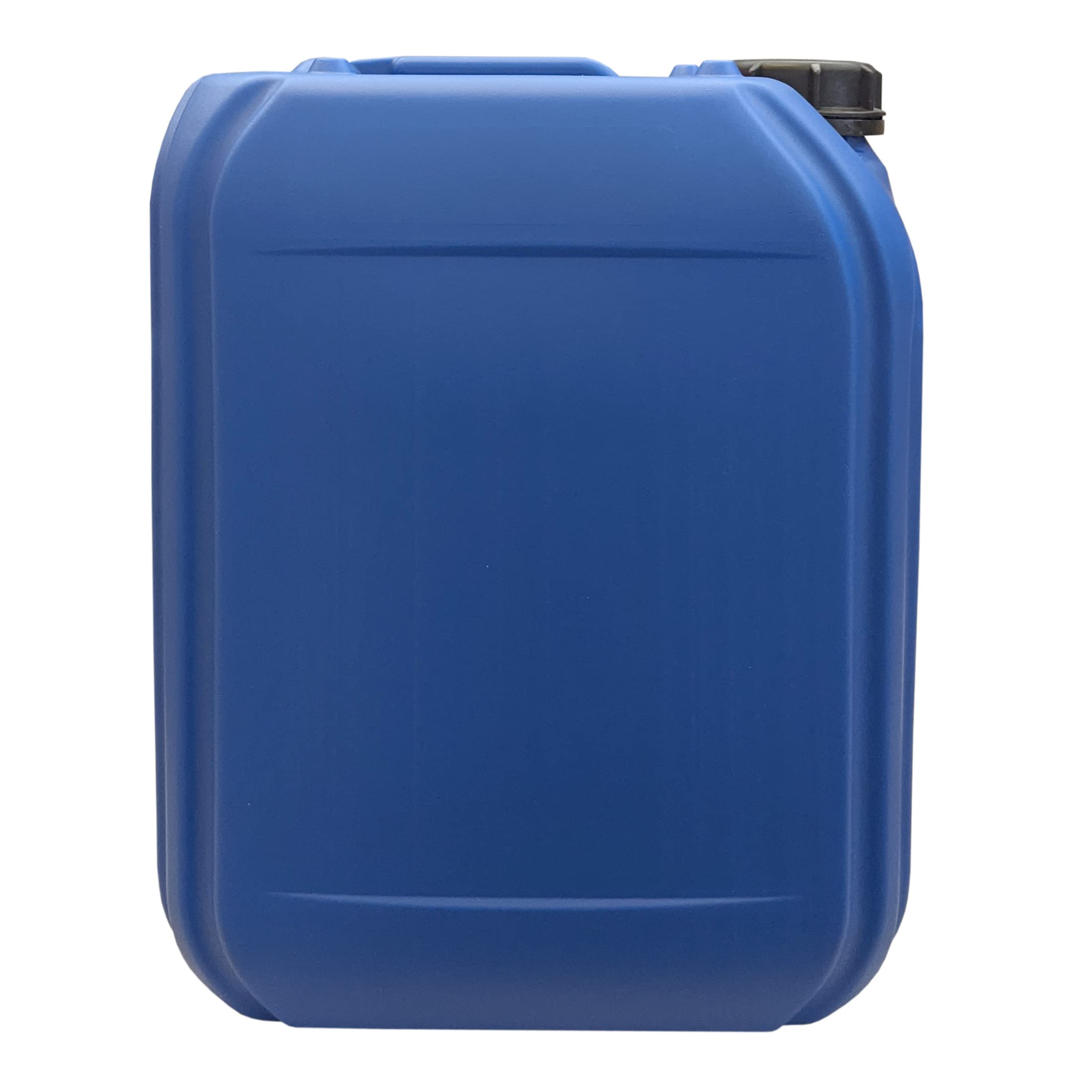 plasteo® Lot de 6 bidons à Eau Bleus de 20 l avec Bouchons et 1 Robinet d'écoulement | sans BPA | Convient à Un Usage Alimentaire | Camping Portable | Intérieur et extérieur | Fabriqué en Allemagne