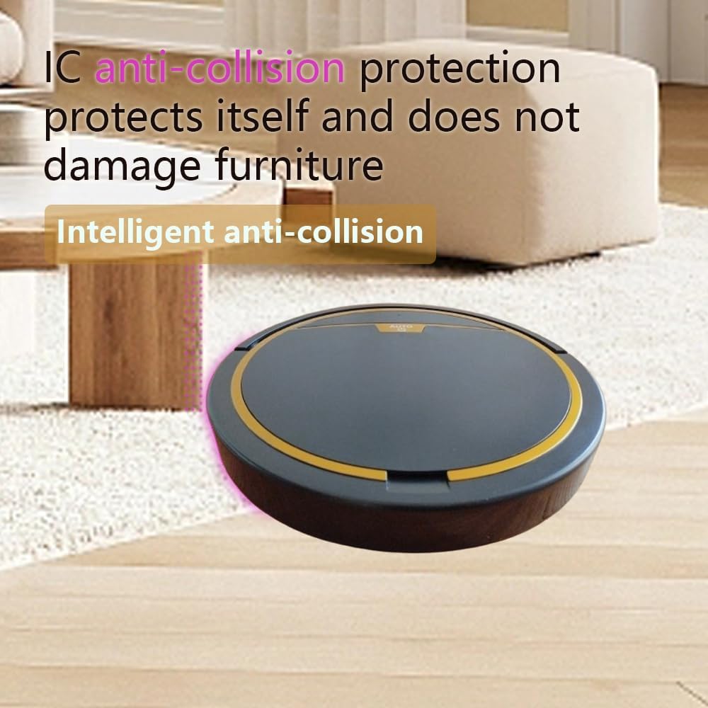 Intelligent Sweeping Robot, with Remote Control Vacuum Cleaner, 3-in-1 Automatic Sweeping Machine, Fixed time Sweeper, with Water Tank Mopping Machine