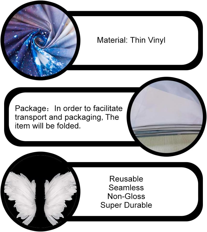 Vinyl 10x7ft Angel Wings Backdrop, Black and White Angel Feather Wings Photography Backdrops for Newborn Kids Birthday Baby Shower Party Photo Backdrop Banner BJYYPH11