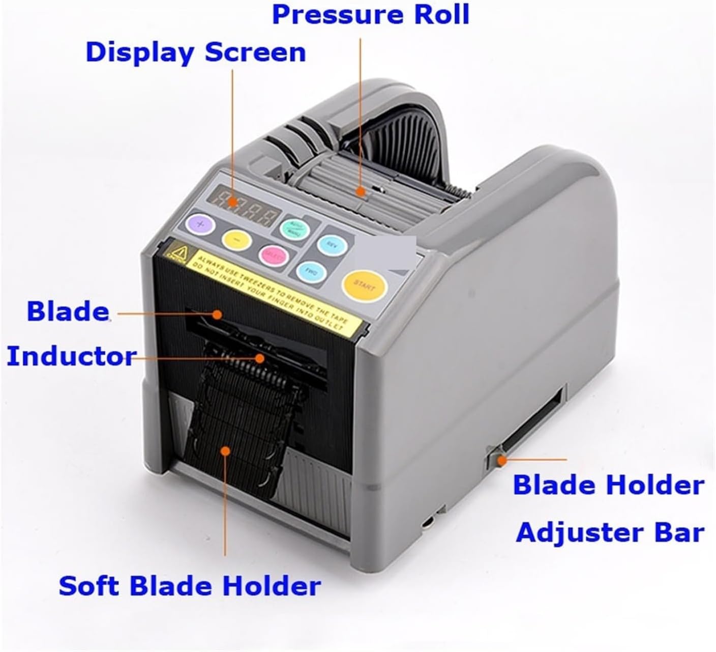 Tape Dispenser, Automatic Tape Dispenser,Efficient Microcomputer Intellint Lar Auto Cutter Cutting Machine for Shipping, Schools