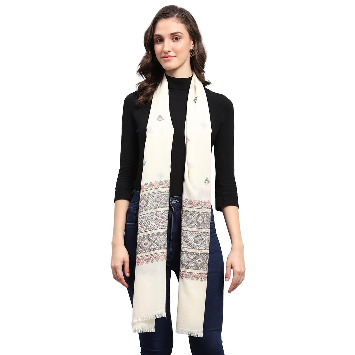monte carlo Womens Self Design Stole (224STL4295)-picture-29