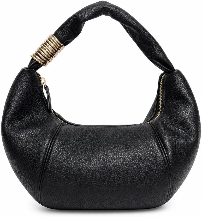 Hobo Shoulder Handbag Crescent Bags for Women, PU Leather Dumpling Bag underarm bag Purse for Daily Party