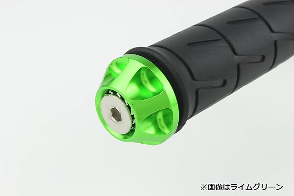 ポッシュフェイス(POSH FAITH) バイク用品 ハンドルバーエンド グリップエンドキャップ(外径35.5mm) ハンドル内径14-19mm対応 チタン 031077-11-10 バーエンドキャップ - 5