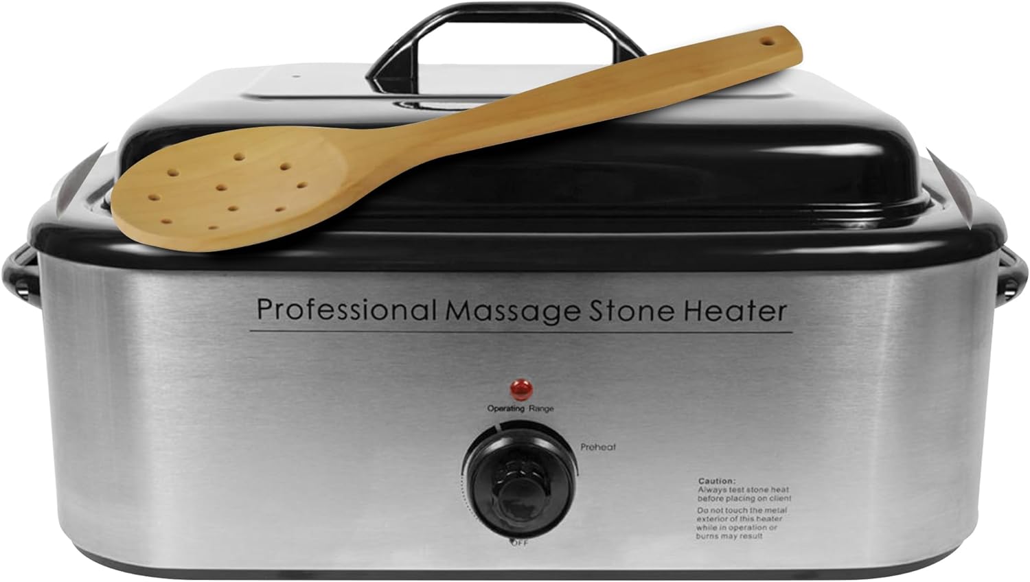 NRG Professional Hot Stone Warmer for Massage Therapy, 18 Quart Hot Stone Heater