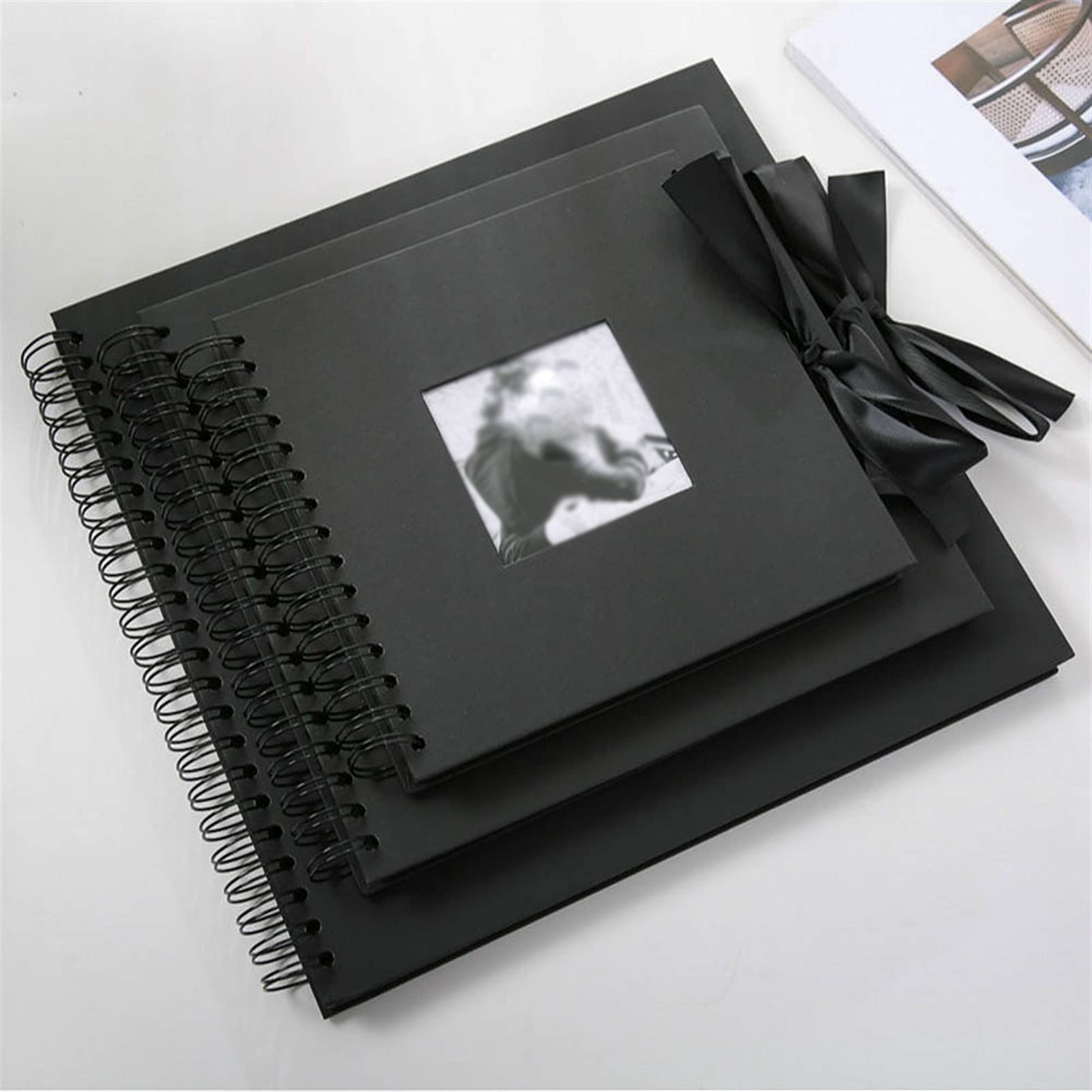 Yopih Album Fotografico Fatto a Mano Con Copertina Rigida Kraft da 20,5 x 20,5 cm, 40 Pagine - Ideale per Anniversari di Matrimonio, Ricordi di Famiglia e Progetti di Scrapbooking Creativi