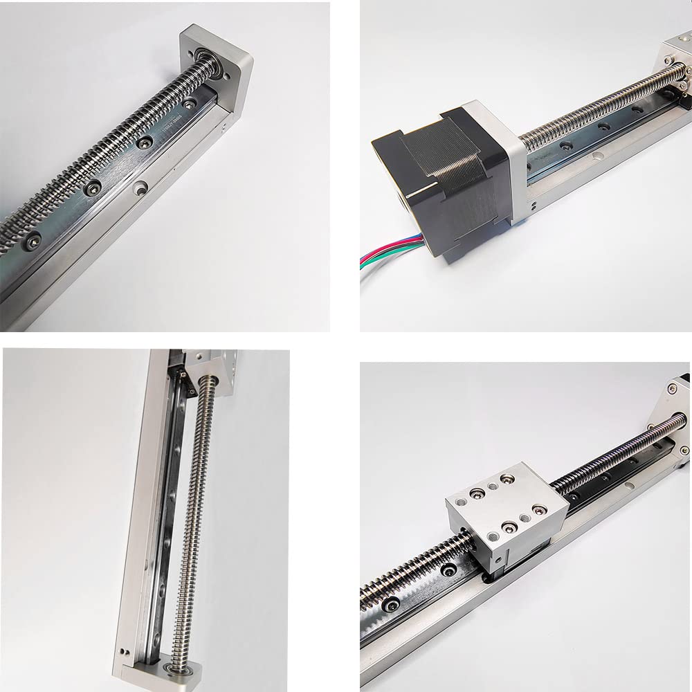 Mecanismo de ejecución de fase lineal Fase lineal Pequeño guía de deslizamiento Guía CNC Tablero de movimiento de tornillo eléctrico Nema 14 motor paso a paso (50mm)