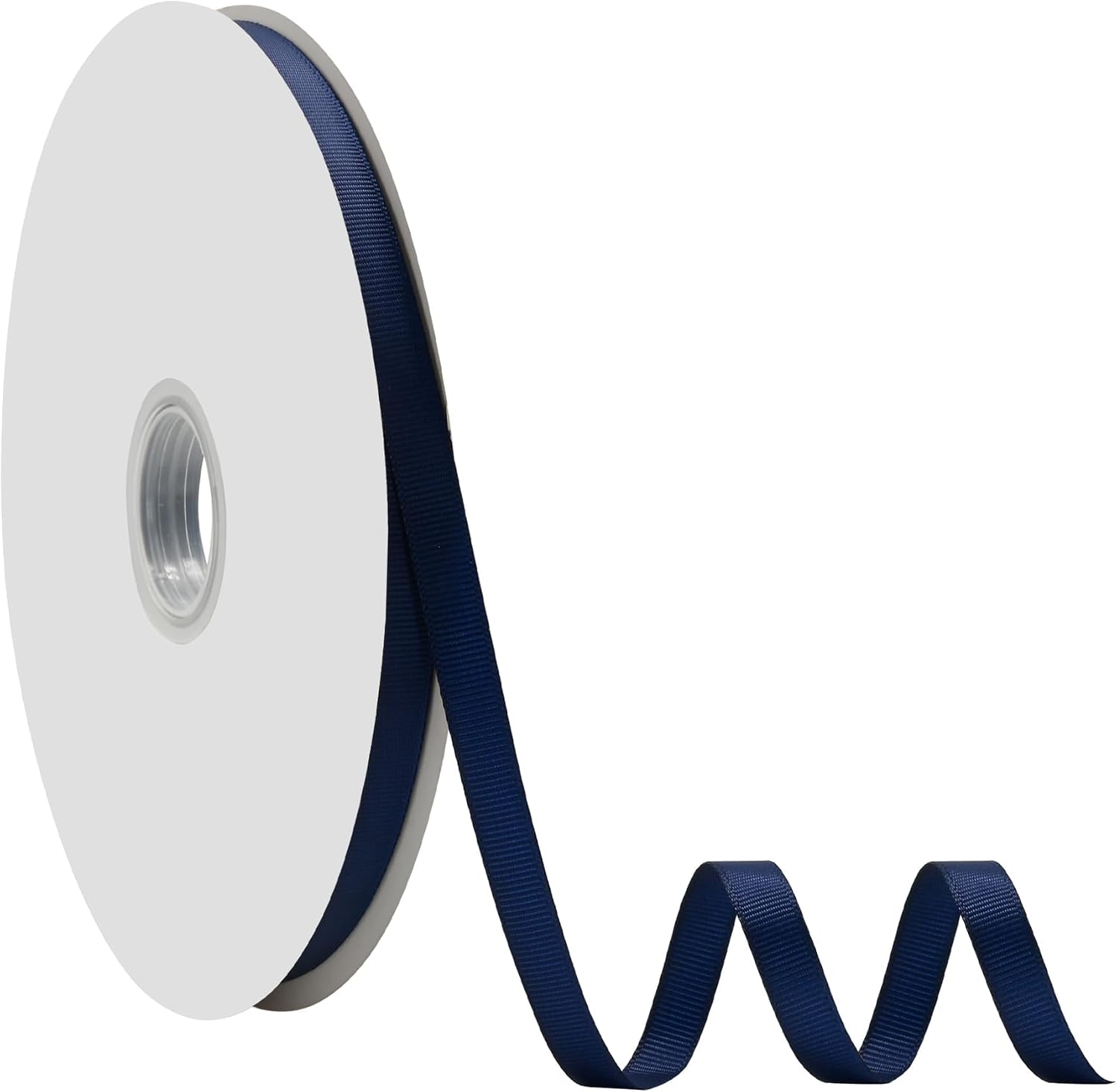 3/8 Inch x 100yds Navy Blue Grosgrain Ribbon Navy Blue Ribbon for Gift Wrapping Very Suitable for Weddings Decoration Bouquet Arts Craft Sewing Hair Bow Invitation