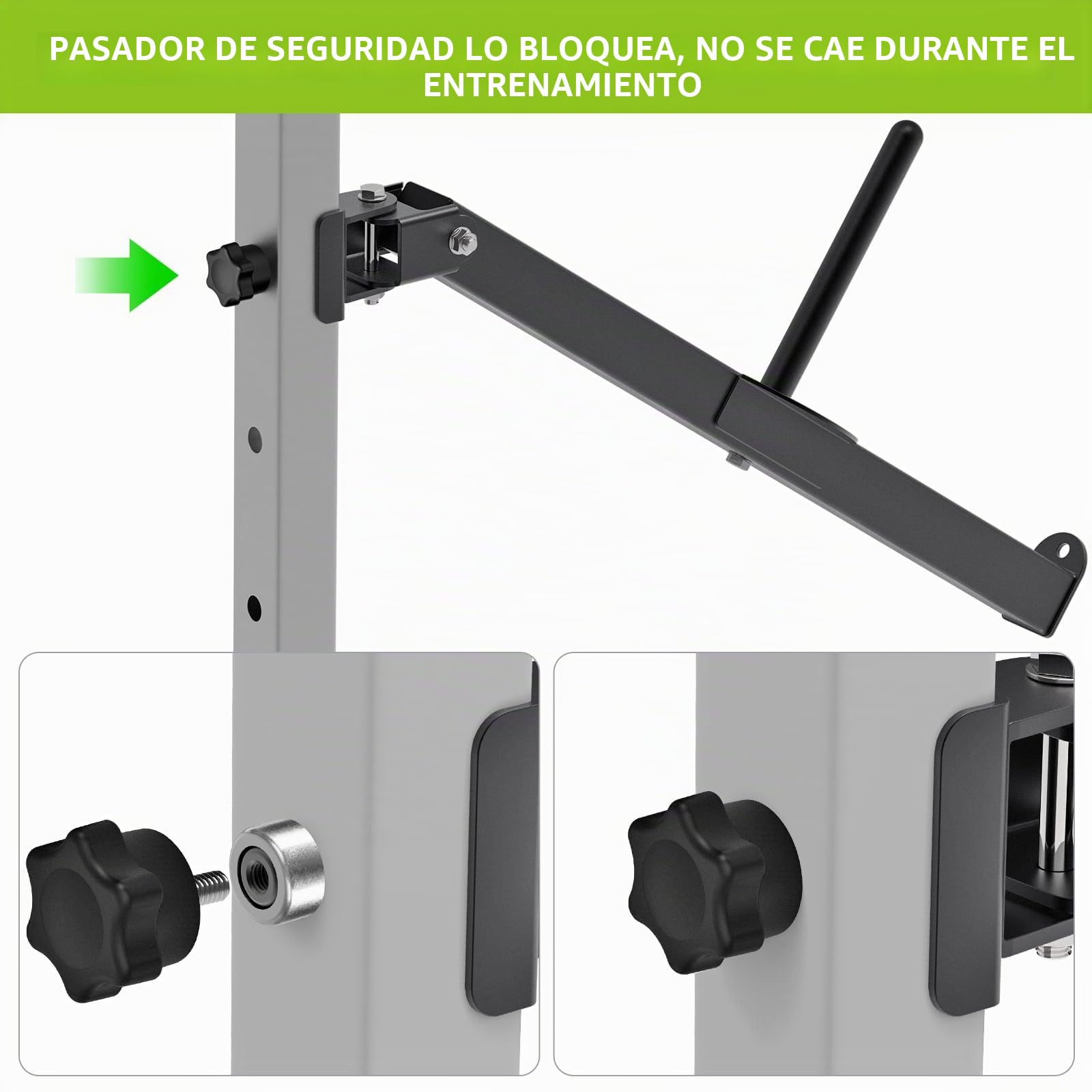SELEWARE Cinturón de Sentadillas con Brazo de Palanca
