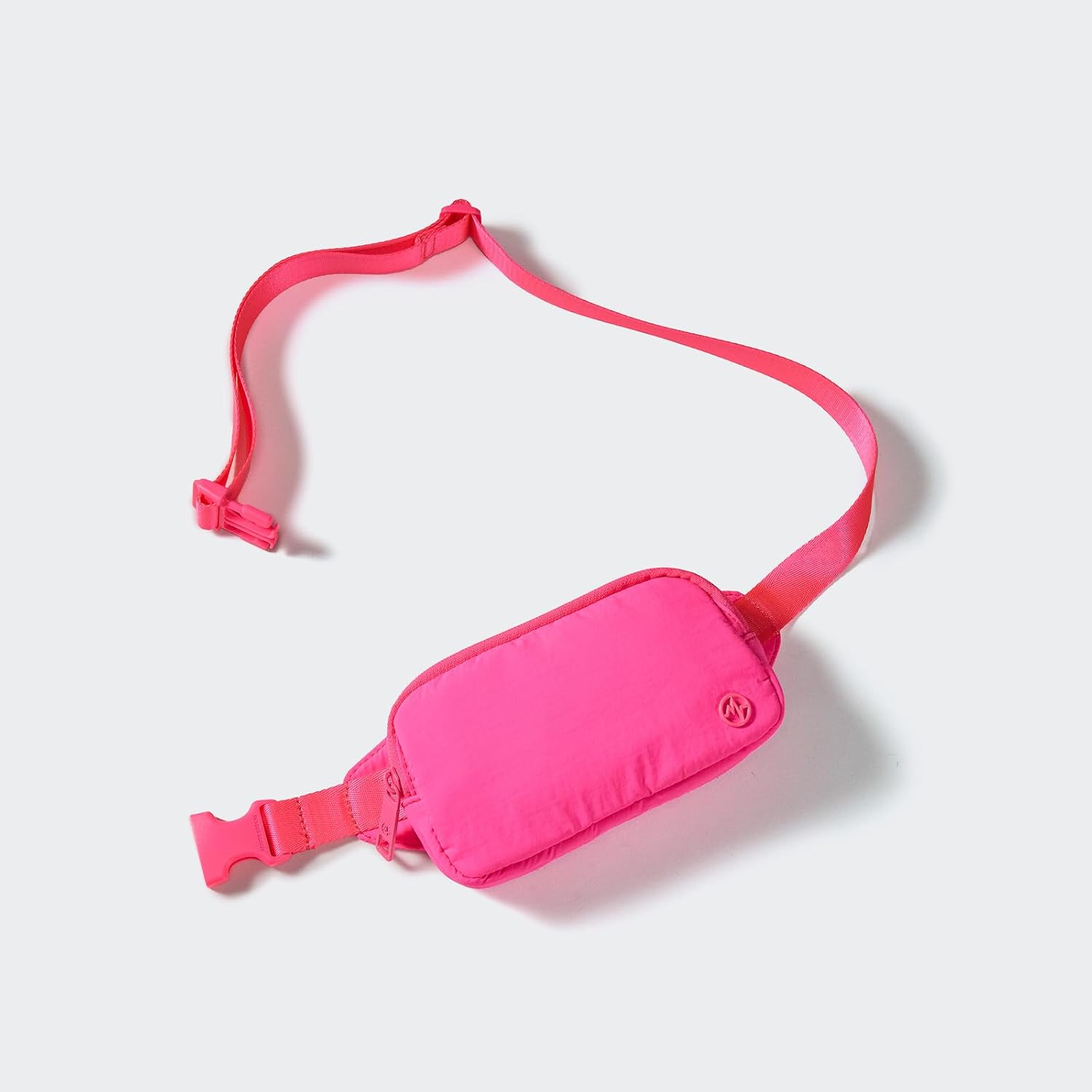 Pander Mini Belt Bag – Ultra Compact, Fits 6.7” Phone, Lipstick, Earbuds, Essentials, Small Crossbody Waist Purse, Sonic Pink - Image 2