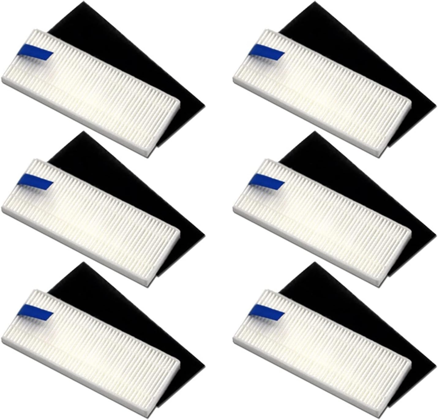Lot De 5 Filtres Lavables De Rechange Pour Aspirateur Robot Tefal X-Plorer Series 130 AI (RR90, RR9067, Etc.) - Pour Maintien Performances Et Air Propre