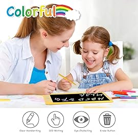 ORSEN LCD Writing Tablet 10 inch, Colorful Doodle Board Drawing Pad for Kids, Toddler Toys for Ages 2-4 5-7 Girls Boys Gifts (Yellow)