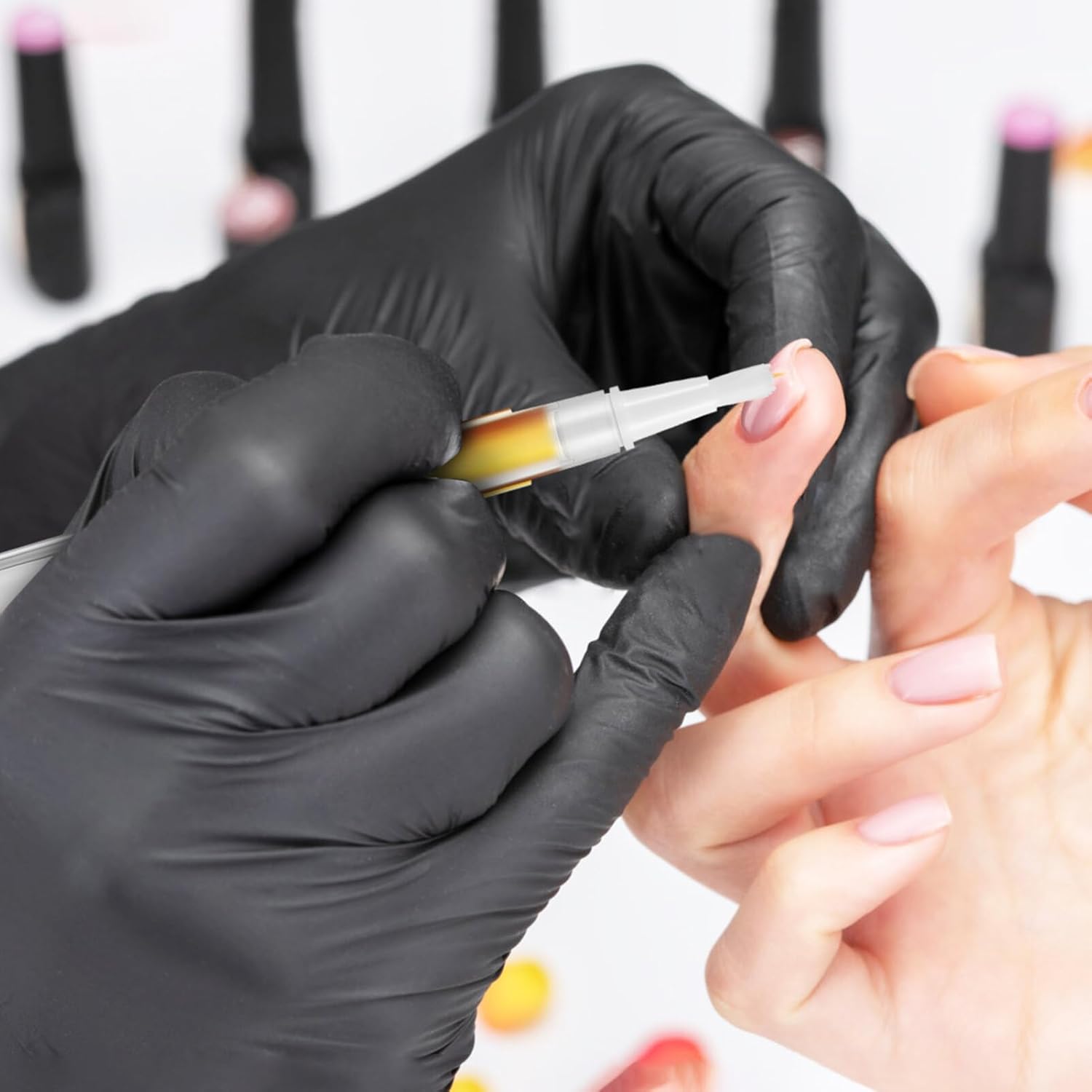 Beaupretty 40pcs 3ml Cuticle Oil Pen with Stickers Refillable Empty Twisting Pens Sample Lip Gloss Pens With Brush Tip for Traval (Pack of 2)