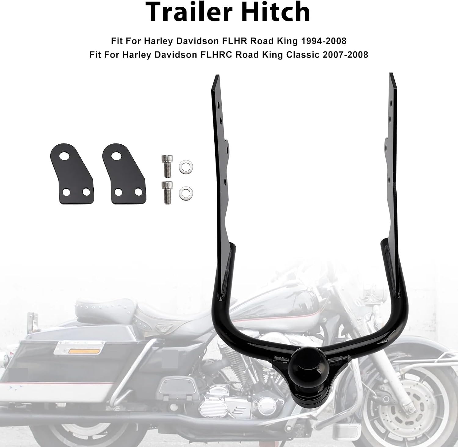 Trailer Hitch Ball for Harley Electra/Road King/Glide 1994-2008