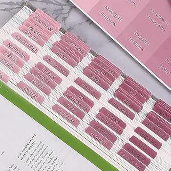 [Easier to Reposition] Thinkor bible tabs are made of latest materials. If you accidentally attached one to the wrong page, you can remove it without damage to the page and reattach it to the correct page. [Alignment Guide Included] The self-adhesive...