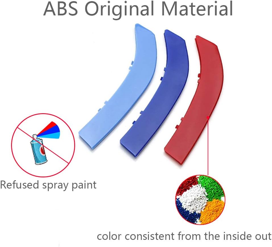 Lanyun Grille color Insert Trims cover Compatible with BMW E92 E93 3 series (11-13 E92 E93 3 series Coupe 13-Beam grillr insert)