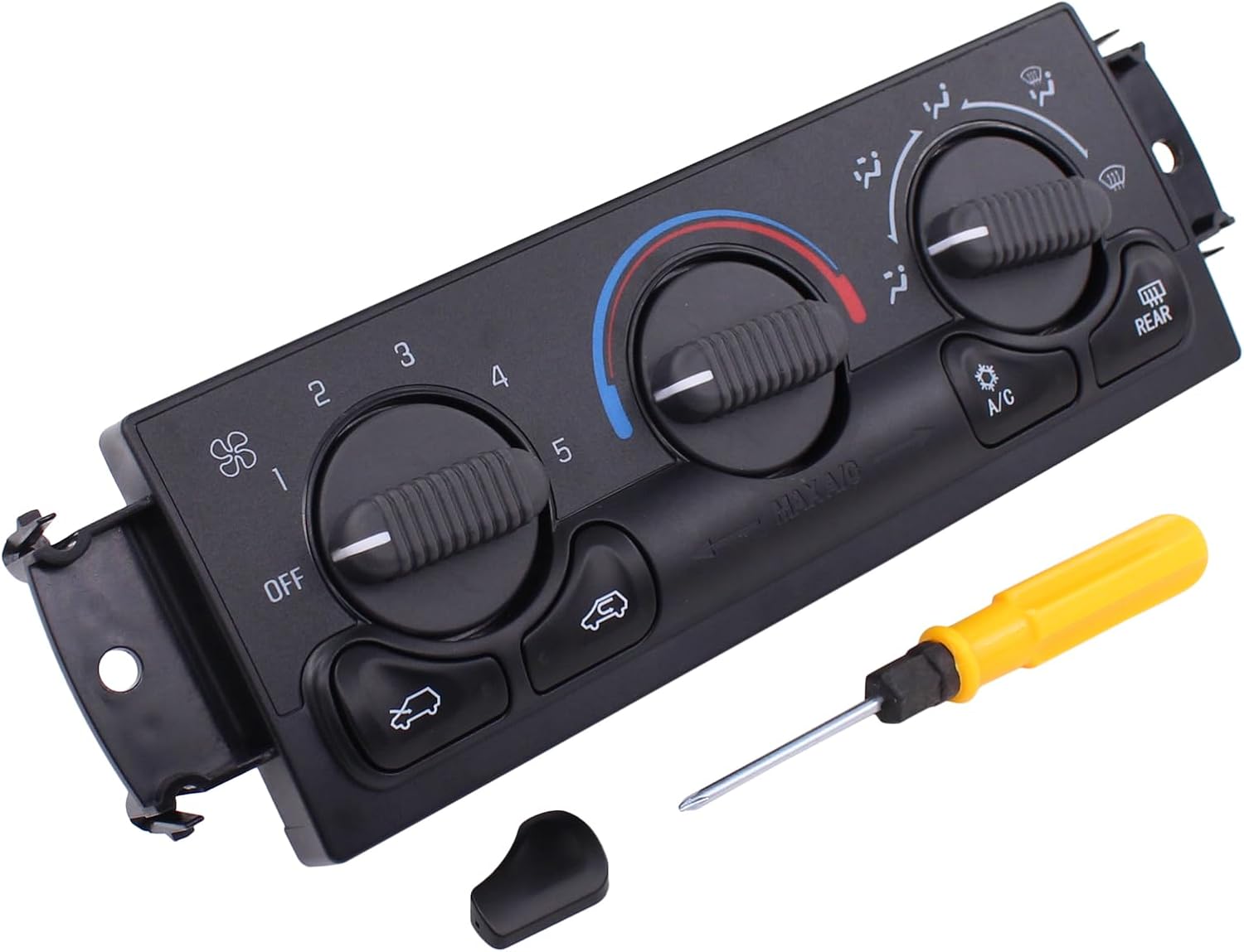 MOTOKU AC Heater Control Switch Panel with Rear Window