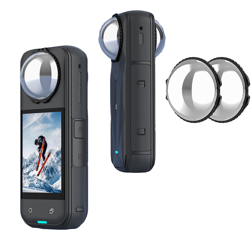 Filtres ND pour filtre Insta360 X5 ND16/32/64, détection automatique en verre optique multicouche avec revêtement multicouche, accessoires d'objectif d'appareil photo (ND16)