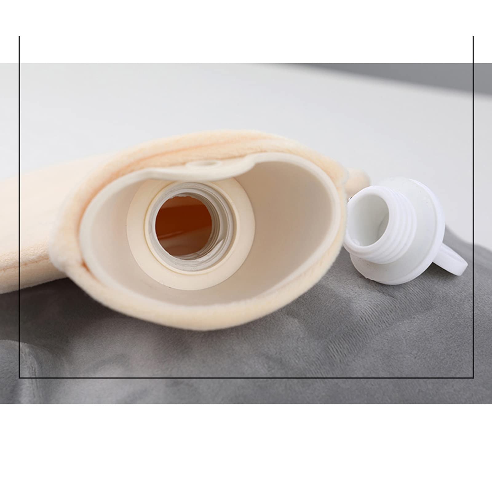 JINGYAN Termofory Cute Water Injection Hot Bottle PVC. Butelka gorącej wody panie pluszowe dłoni