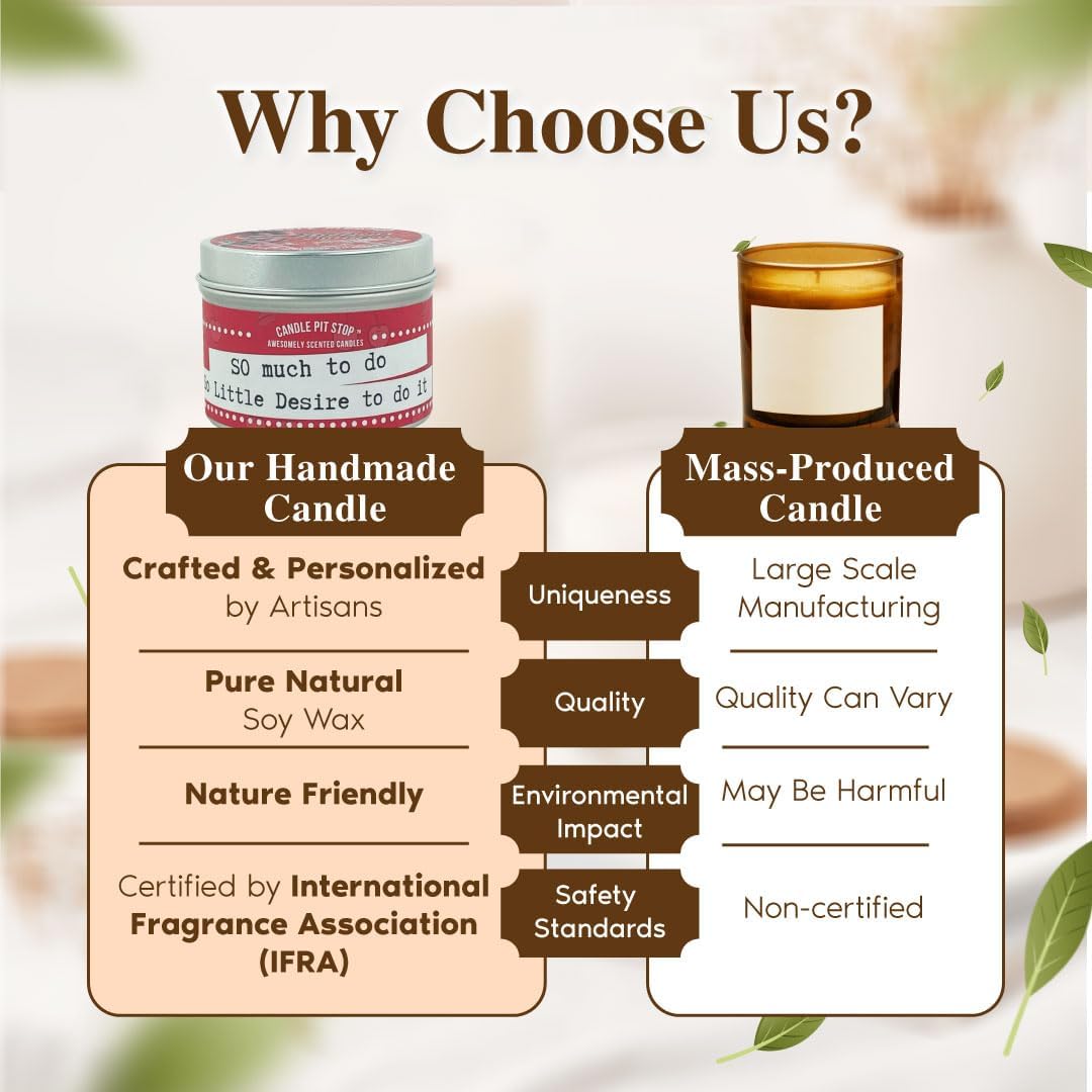 Wood & Leather Scented Candle x11, 3.88oz Travel Tin, 100% Soy Wax, Triple Scented, Up to 30 Hours Burning Time, Perfect for Bedtime and Meditation