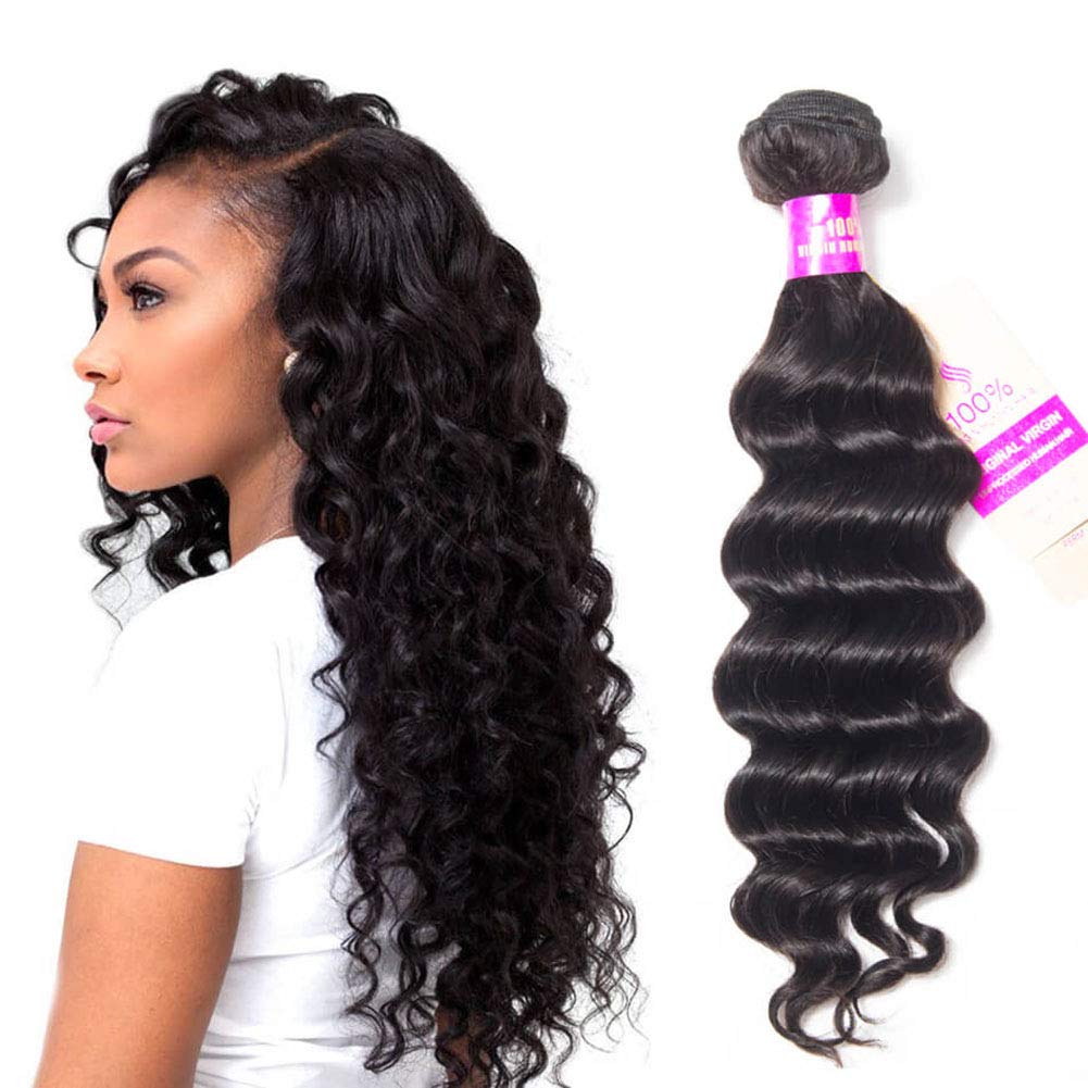 Loose Deep Wave Closure Virgin Human Hair Lace Closure with Baby Hair Soft and Bouncy 4x4 Inch Closure with Bleached Knots Natural Color Can Be Dyed and Bleached 8 Inch Free Part