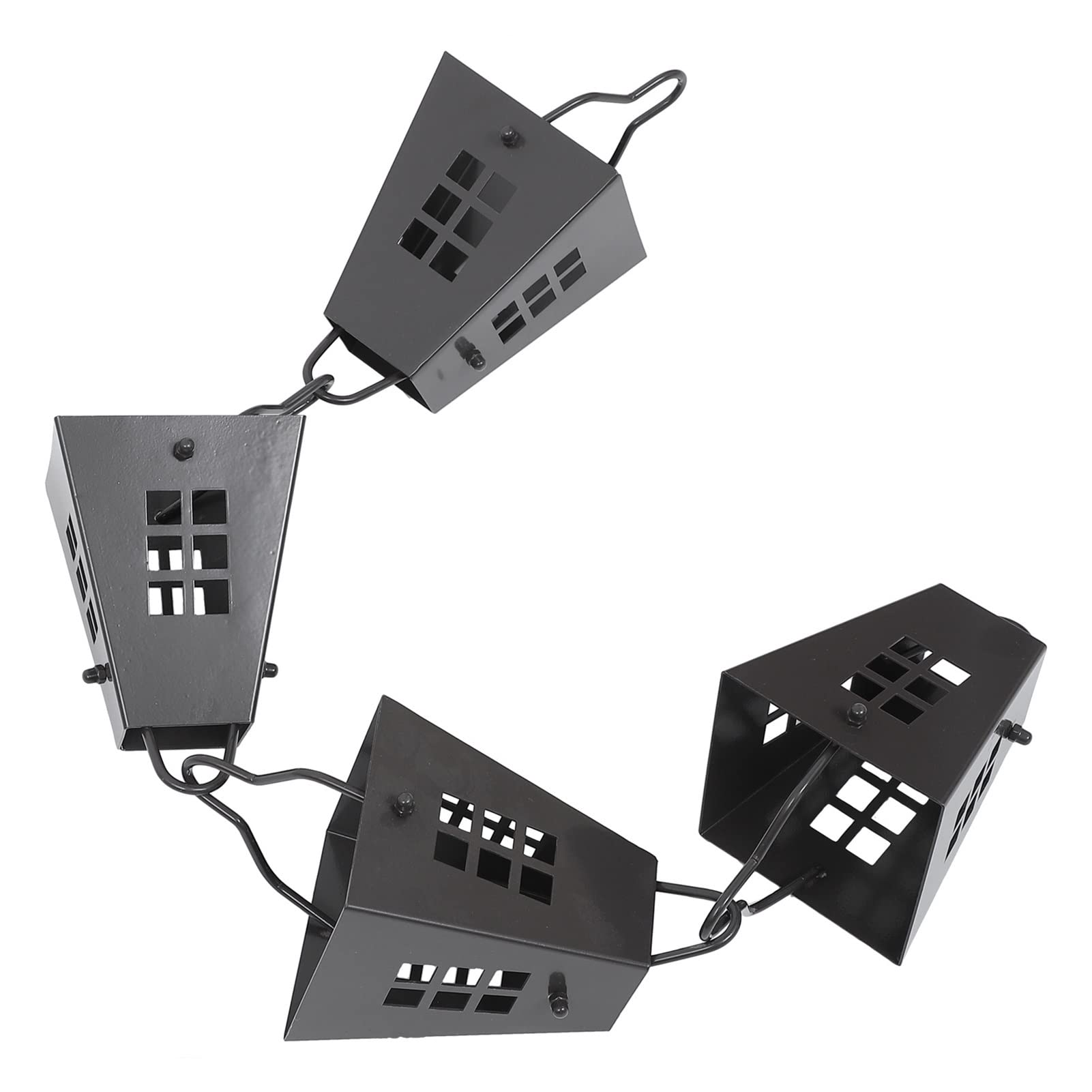 Regenkette, Kreative Regenkette for Downspouts Balkon Regenkette Rinne Downspout Rain Kette for Rinnen for Schwere Regen Dekorative Ersatz for Rinne(C100X11.5cm)