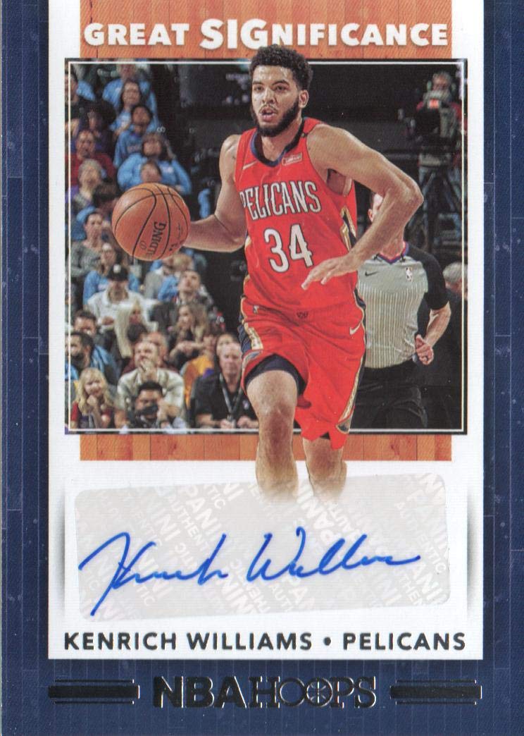 2019-20 Hoops Basketball Great SIGnificance GS-KWL Kenrich Williams Auto